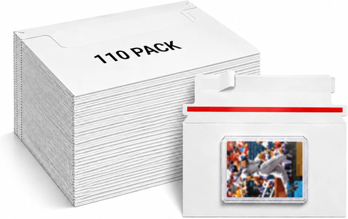 110 pack rigid mailers 7x4 - mailers, 7x4.35