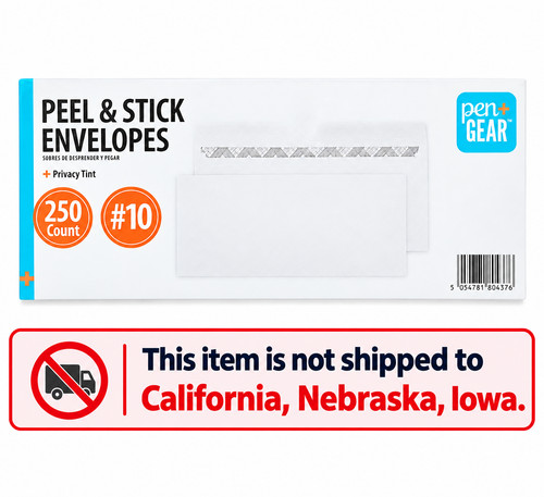 Self sealing letter envelopes - letter,