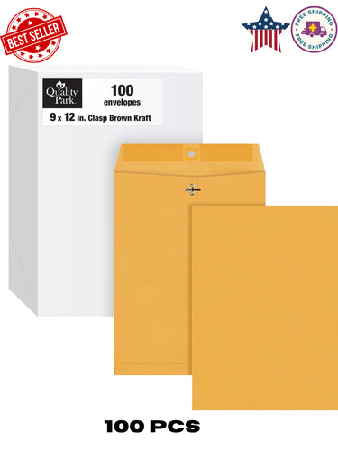 100 pcs clasp envelopes 9x12 - 100,