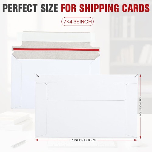 100 pack rigid mailers x - 100,