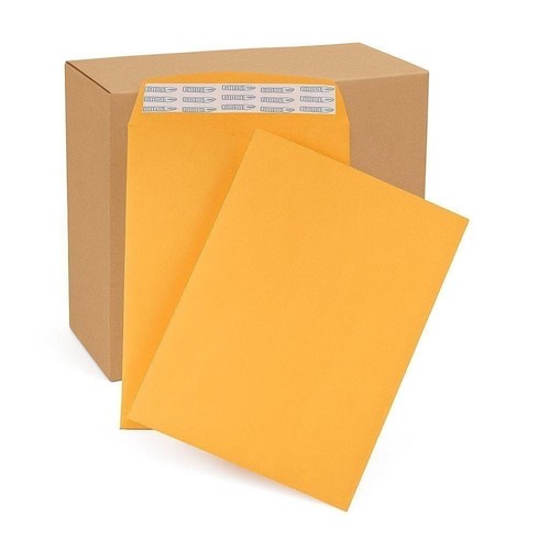 100 pack x12 kraft - -, 9"x12"